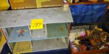 Vintage Metal Dollhouse with Misc. Furniture & Accessories PICK UP ONLY