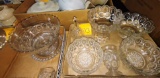 Vintage Moon & Stars Pattern Glassware PICK UP ONLY