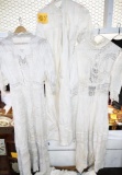 Victorian Linen dresses, night gown, etc.