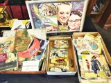 Vintage Paper Items & Cloth Books