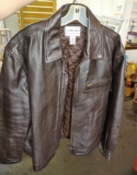 Men's Large Leather Jacket (Musty)
