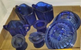 Vintage Cobalt Blue Glassware