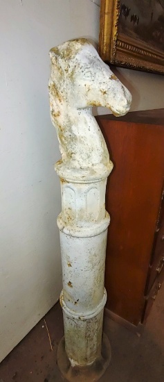 PERIOD CAST IRON HITCHING POST - PICK UP ONLY