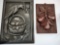 ANTIQUE CARVED WOODEN WALL PLAQUES