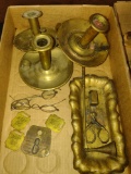 MISCELLANEOUS LOT of BRASS ITEMS