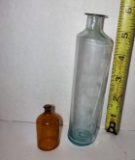 2 SMALL ANTIQUE BOTTLES