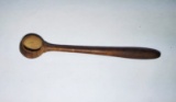 1800's CARVED WOODEN SPICE SCOOP (4.5