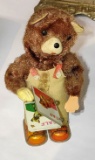 VINTAGE WIND-UP BEAR TOY in GOOD WORKING ORDER