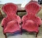 PAIR OF VICTORIAN STYLE CHAIRS - PICK UP ONLY
