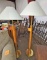 2 FLOOR LAMPS (1 with swivel top) - PICK UP ONLY
