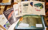 VINTAGE AUTOMOBILE ITEMS with HUDSON ADV. MIRROR (some paint missing on car
