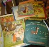 VINTAGE CHILDREN'S BOOKS & GENE AUTRY RUDOLPH RECORD