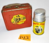 VINTAGE HOPALONG CASSIDY LUNCH BOX & THERMOS