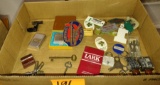 LIGHTERS, LARK ADV. TRANSISTOR, STAMPS & MISC.