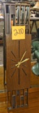MID-CENTURY STYLE WALL CLOCK - PICK UP ONLY