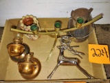 VINTAGE COPPER WALL LAMPS, ETC.