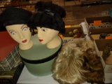 VINTAGE HATS & WIGS - PICK UP ONLY