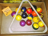 VINTAGE POOL BALLS