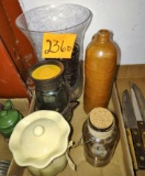 MISCELLANEOUS POTTERY & GLASSWARE PICK UP ONLY