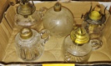 GROUP OF OIL LAMP BASES