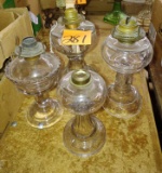 ANTIQUE OIL LAMP BASES - PICK UP ONLY