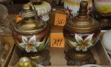 PAIR OF ANTIQUE LAMP BASES - PICK UP ONLY