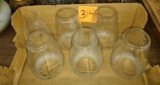 GROUP OF GLASS LANTERN GLOBES - PICK UP ONLY