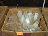 GROUP OF GLASS CHIMNEYS - PICK UP ONLY