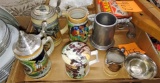 MISCELLANEOUS STEINS & MUGS - PICK UP ONLY