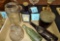GLASS BOTTLES, JARS, BEE TRAP, COD LIVER OIL (FULL) - PICK UP ONLY