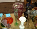 VINTAGE GLASS VASES - PICK UP ONLY