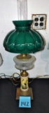 ELECTRIFIED ANTIQUE OIL LAMP - PICK UP ONLY