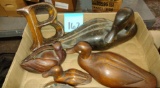 CARVED WOODEN ITEMS