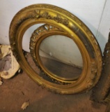 2 GOLD GILT ANTIQUE FRAMES - PICK UP ONLY