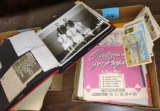 SCRAPBOOK, POSTCARDS, CARTOONING BOOKLETS