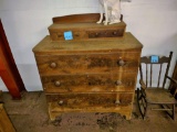 ANTIQUE CHEST OF DRAWERS - PICK UP ONLY