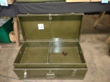 VINTAGE US MILITARY FOOT LOCKER - PICK UP ONLY