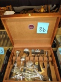 FLATWARE IN CASE