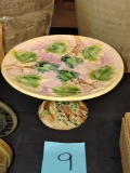 1800's MAJOLICA CAKE STAND