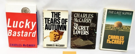 CHARLES MCCARRY HARDBACKS - ALL FIRST EDITIONS