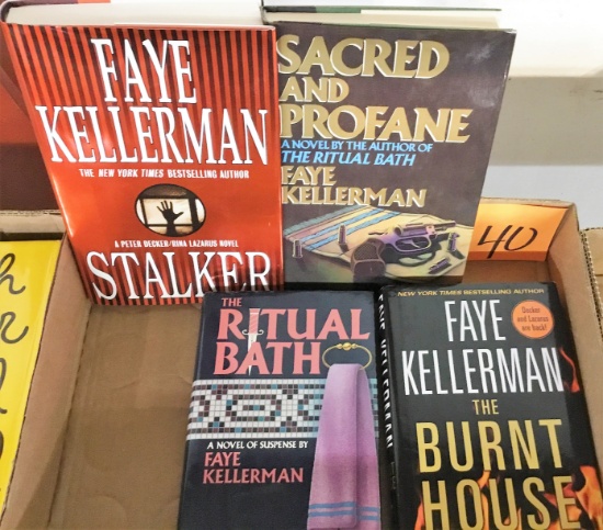 THE RITUAL BATH (FIRST EDITION) & OTHER FAYE KELLERMAN HARDBACKS