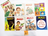 1967 MAD MAGAZINES NUMBER 108- 115 COMPLETE