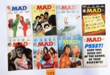 1977 MAD MAGAZINES NUMBER 188 - 195 COMPLETE