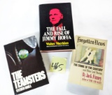 THE FALL & RISE OF JIMMY HOFFA, THE CRIME OF THE CENTURY BOOKS WITH FIRST EDITIONS