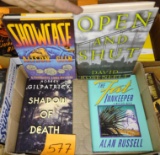 SHOWCASE, OPEN & SHUT, SHADOW OF DEATH, THE FAT INNKEEPER (FIRSTS)