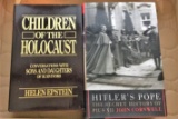 WARTIME BOOKS - HITLER'S POPE, CHILDREN OF THE HOLOCAUST