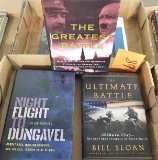 WARTIME BOOKS - THE GREATEST BATTLE, NIGHT FLIGHT TO DUNGAVEL, THE ULTIMATE BATTLE