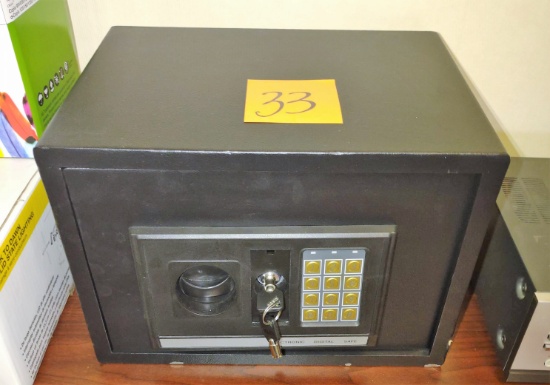 ELECTRONIC DIGITAL SAFE WITH KEY - PICK UP ONLY