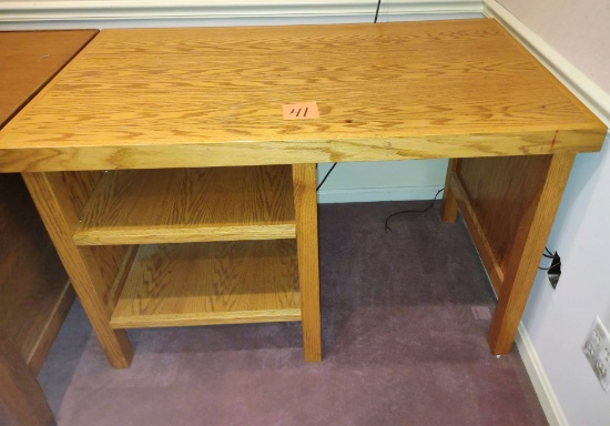 OAK DESK (27.5X48) PICK UP ONLY