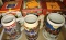 2001, 2003, 2005 BUDWEISER STEINS - PICK UP ONLY